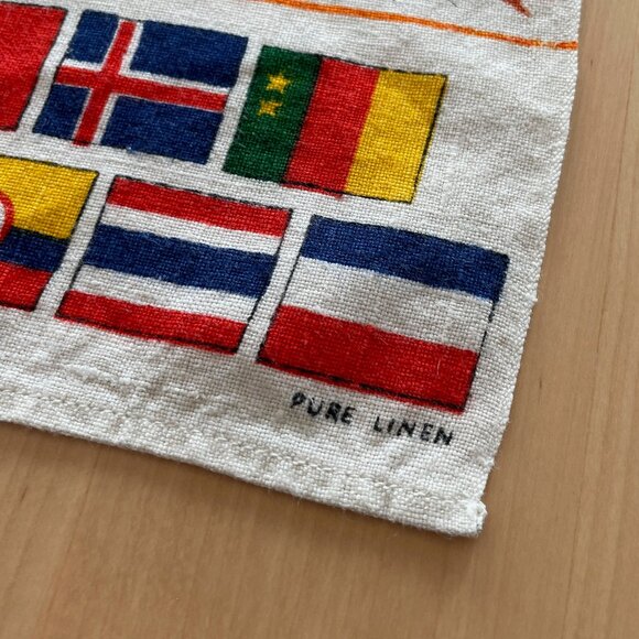 Expo 67 Linen Tea Towel - EUC - Picture 4 of 8